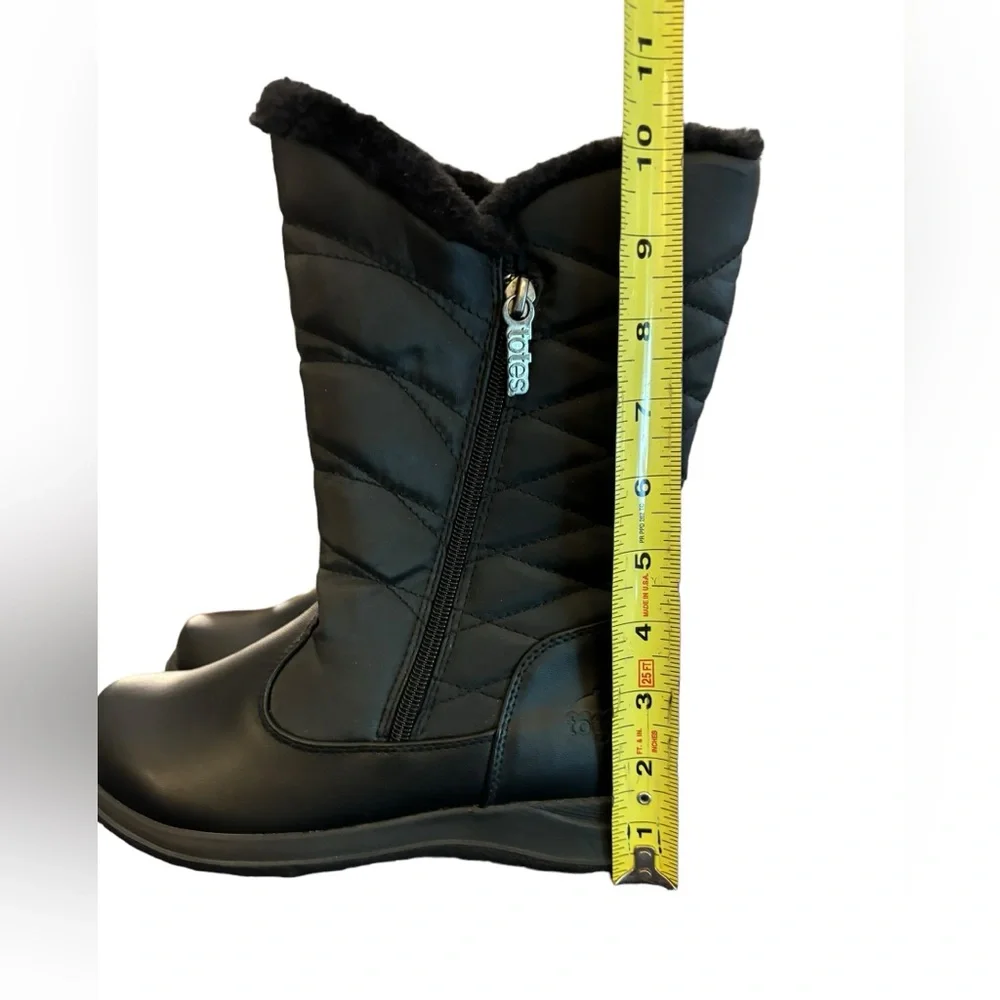 Totes‎ Women’s Black Jazzy Waterproof Boots Size 6 (NWT)